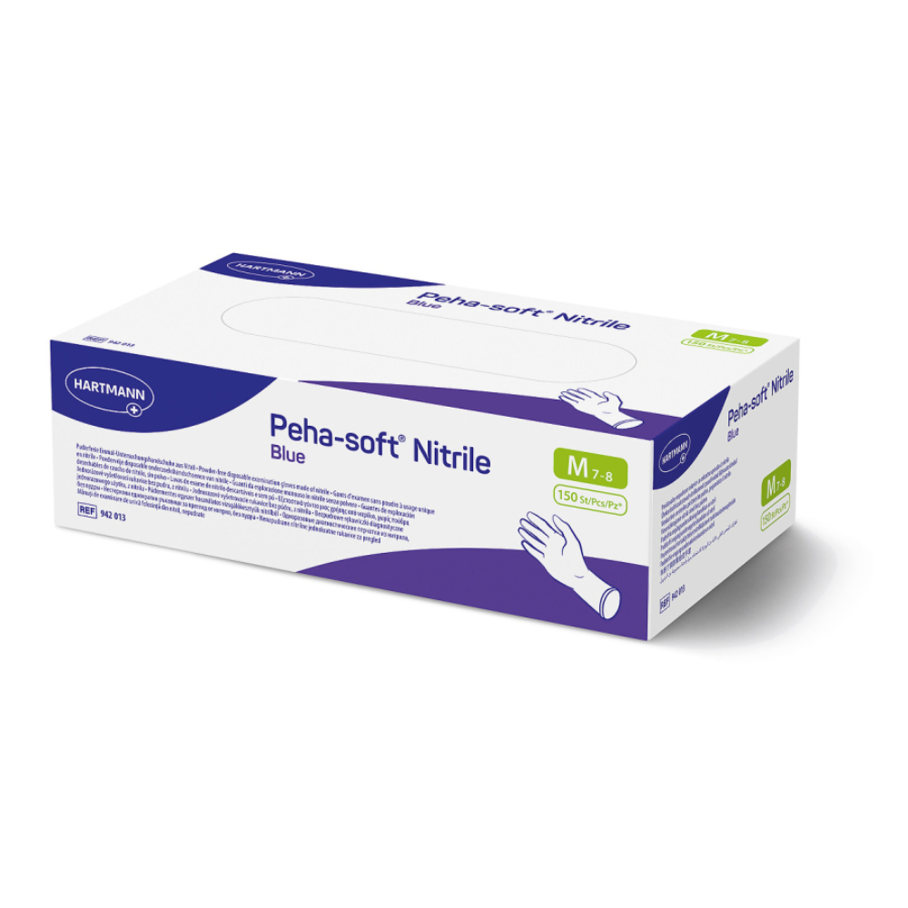 Hartmann Peha-soft® Nitrile Blue, puderfreier Untersuchungshandschuh